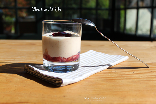 photo of chestnut trifle