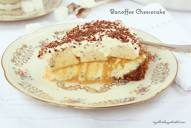 photo of banoffee cheesecake