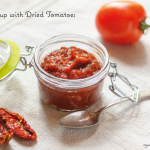 photo of ketchup with dried tomatoes