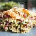 photo of ham and pasta bake