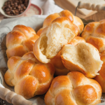 photo of sweet brioche buns