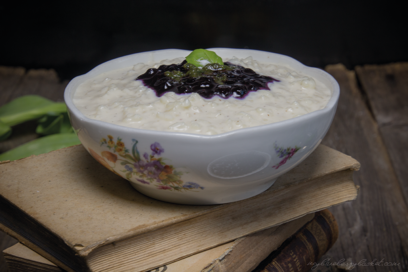 photo of rice pudding