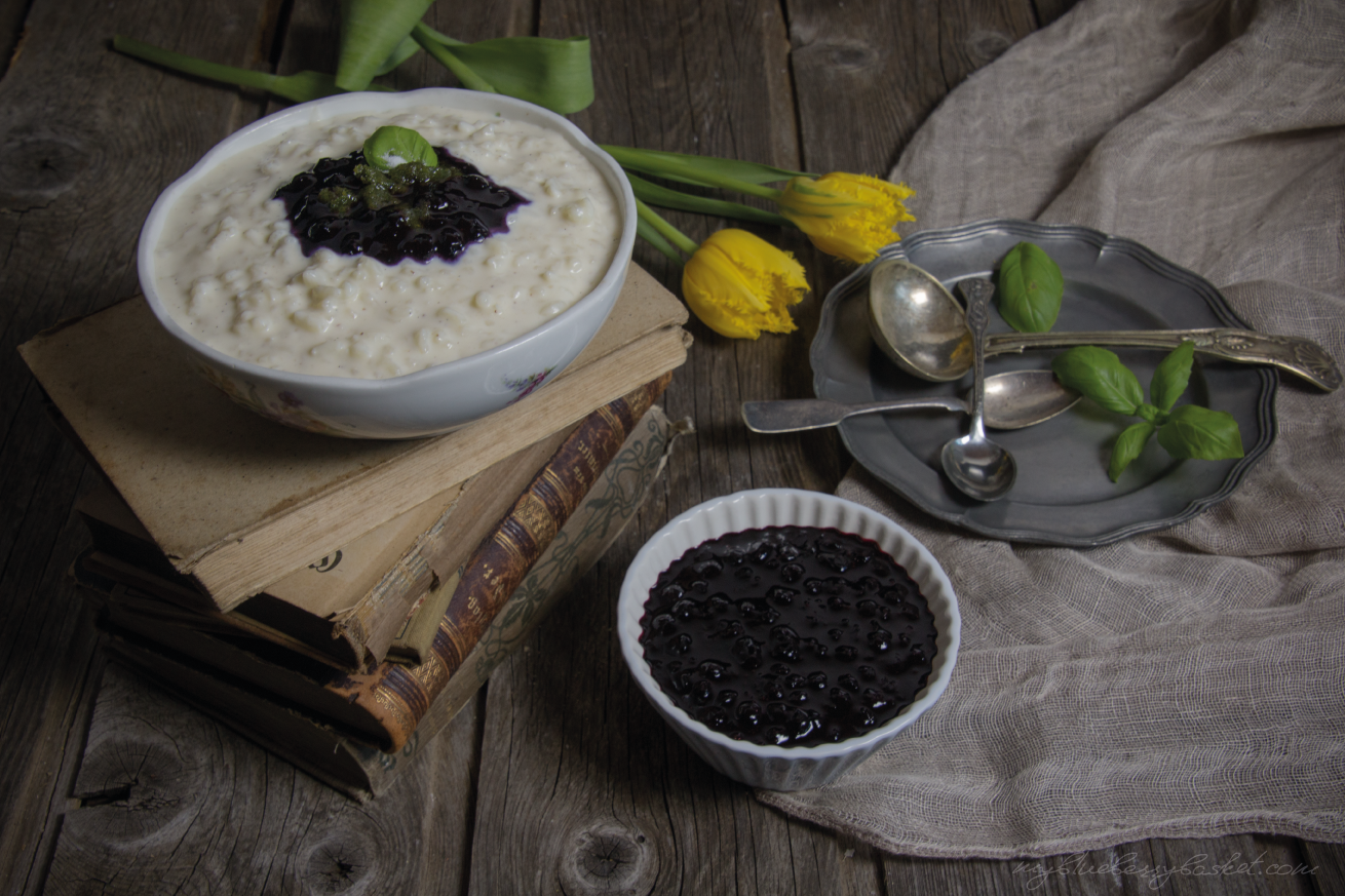 photo of rice pudding