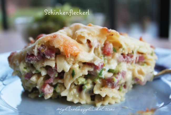 photo of ham-pasta bake