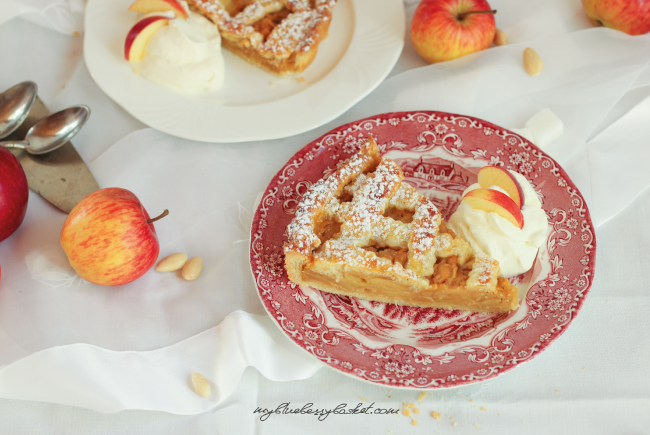 photo apple-almond tarte