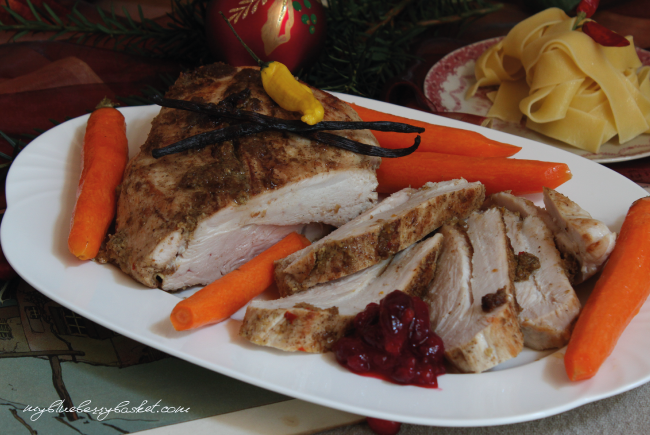 photo turkey breast with ginger and vanilla