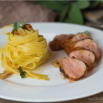 Pasta mit Salbei und Schweinefilet